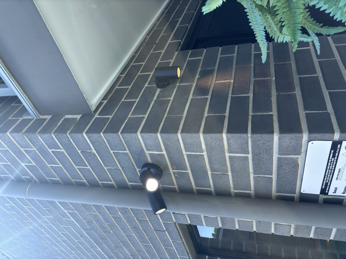Brick Column Wall Light on the Gold Coast